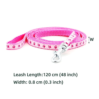 Dog Cat Harness Leash Harness Vest Leash Collar Puppy Small Pet Outdoor Walking Chihuahua Terier Schnauzer Weight 1 to 3Kg