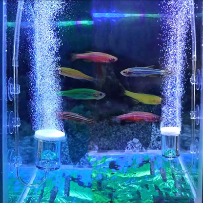 Acrylic Air Pump Sand Stone Aquarium Oxygen Pump Fresh Air Stone Nano Bubble Bar Aquarium Fish Tank Aerator Pump