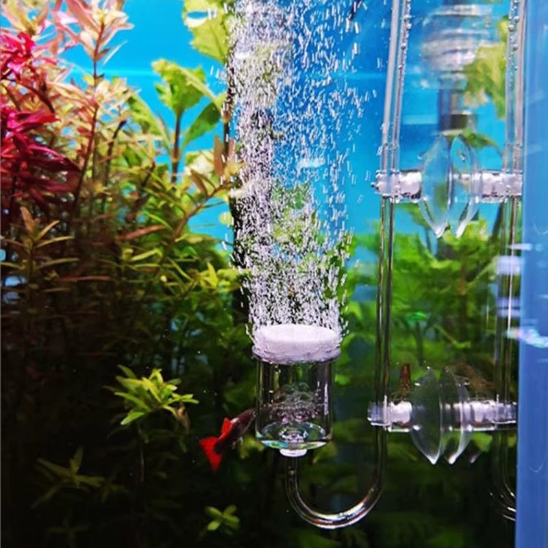 Acrylic Air Pump Sand Stone Aquarium Oxygen Pump Fresh Air Stone Nano Bubble Bar Aquarium Fish Tank Aerator Pump