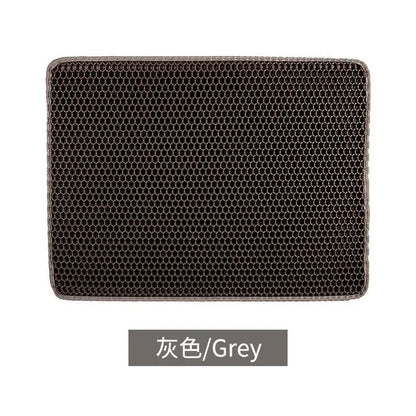 Waterproof Pet Cat Litter Mat Double Layer Pet Litter Box Mat Non-Slip Sand Cat Pad Washable Bed Mat Clean Pad Products