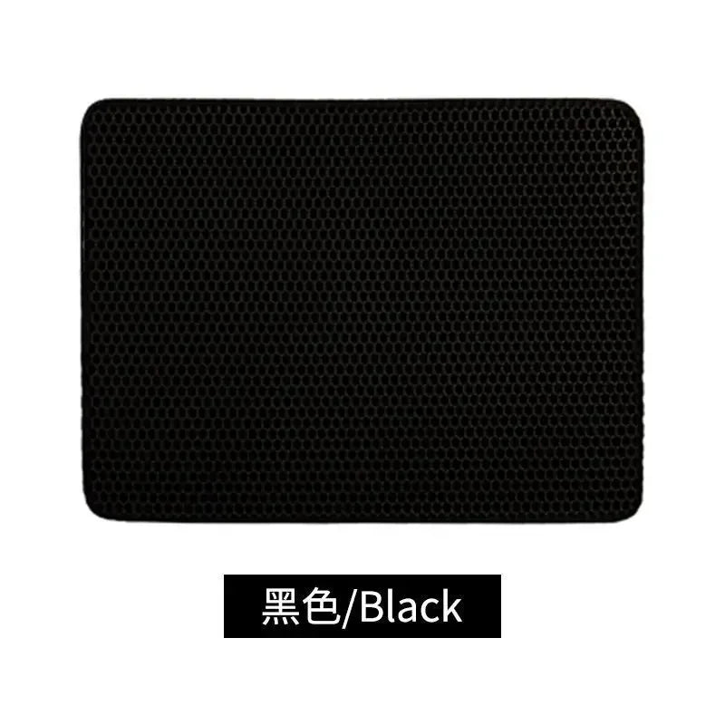 Waterproof Pet Cat Litter Mat Double Layer Pet Litter Box Mat Non-Slip Sand Cat Pad Washable Bed Mat Clean Pad Products