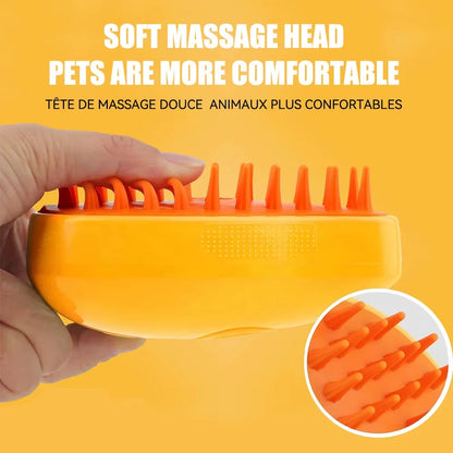 3-In-1 Steamy Brush for Pet Cat Dog Grooming Accessories Electric Brushes for Hair Cleaning Massage Comb Cat Dog Stuff Supplies
