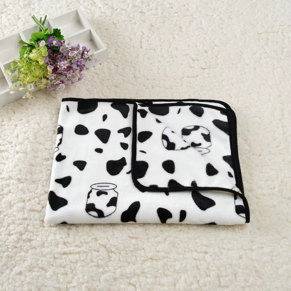 Soft Cozy Dog Bed Mat for Small Large Dogs Bone Star Avocado Print Warm Mattress Pet Cat Sleeping Blanket Puppy Travel Supplies