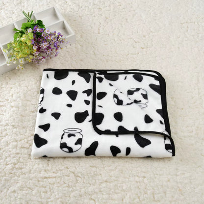 Soft Cozy Dog Bed Mat for Small Large Dogs Bone Star Avocado Print Warm Mattress Pet Cat Sleeping Blanket Puppy Travel Supplies
